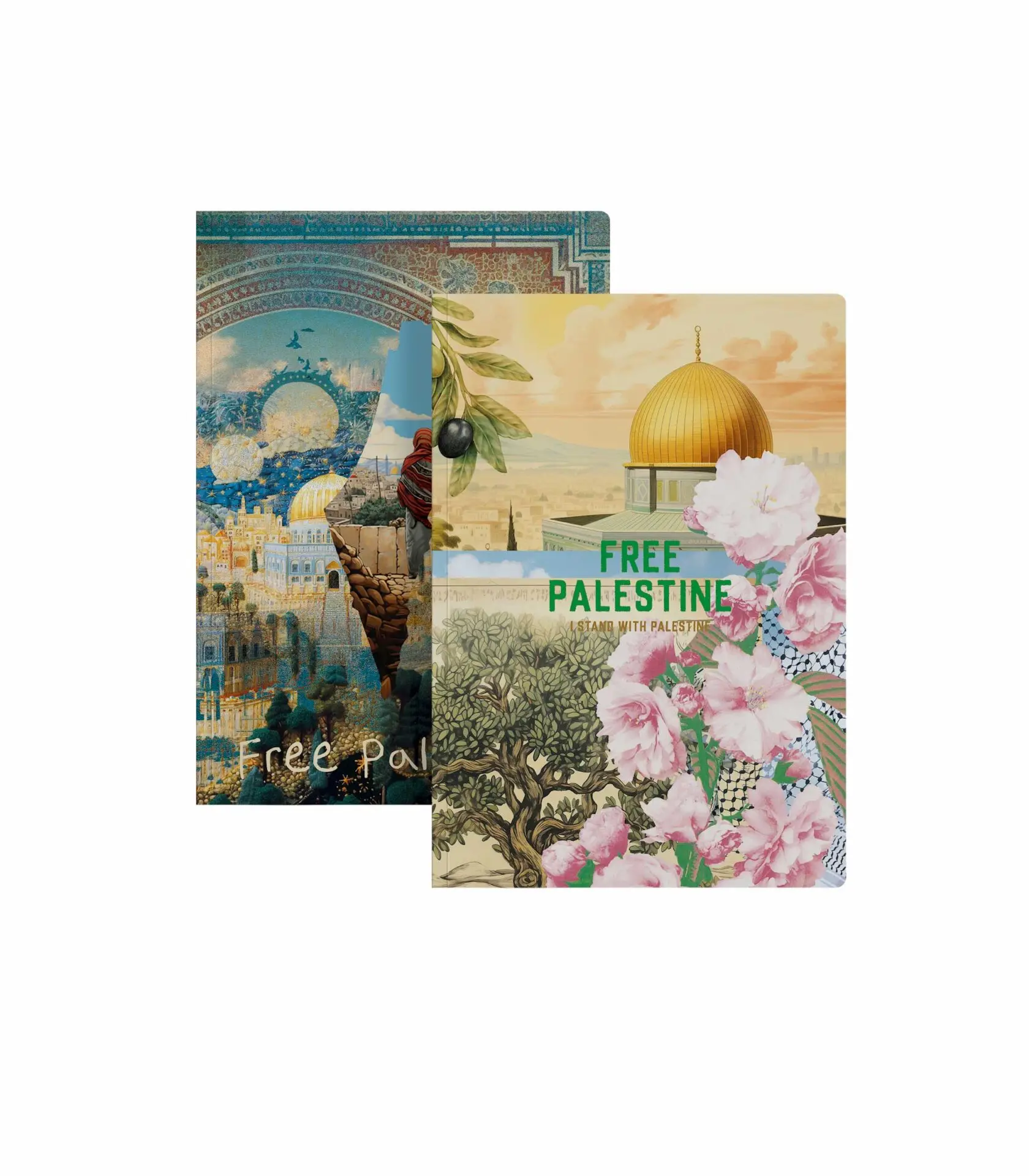 BZN2041 Özgür Filistin İkili Defter Seti - Görsel 1