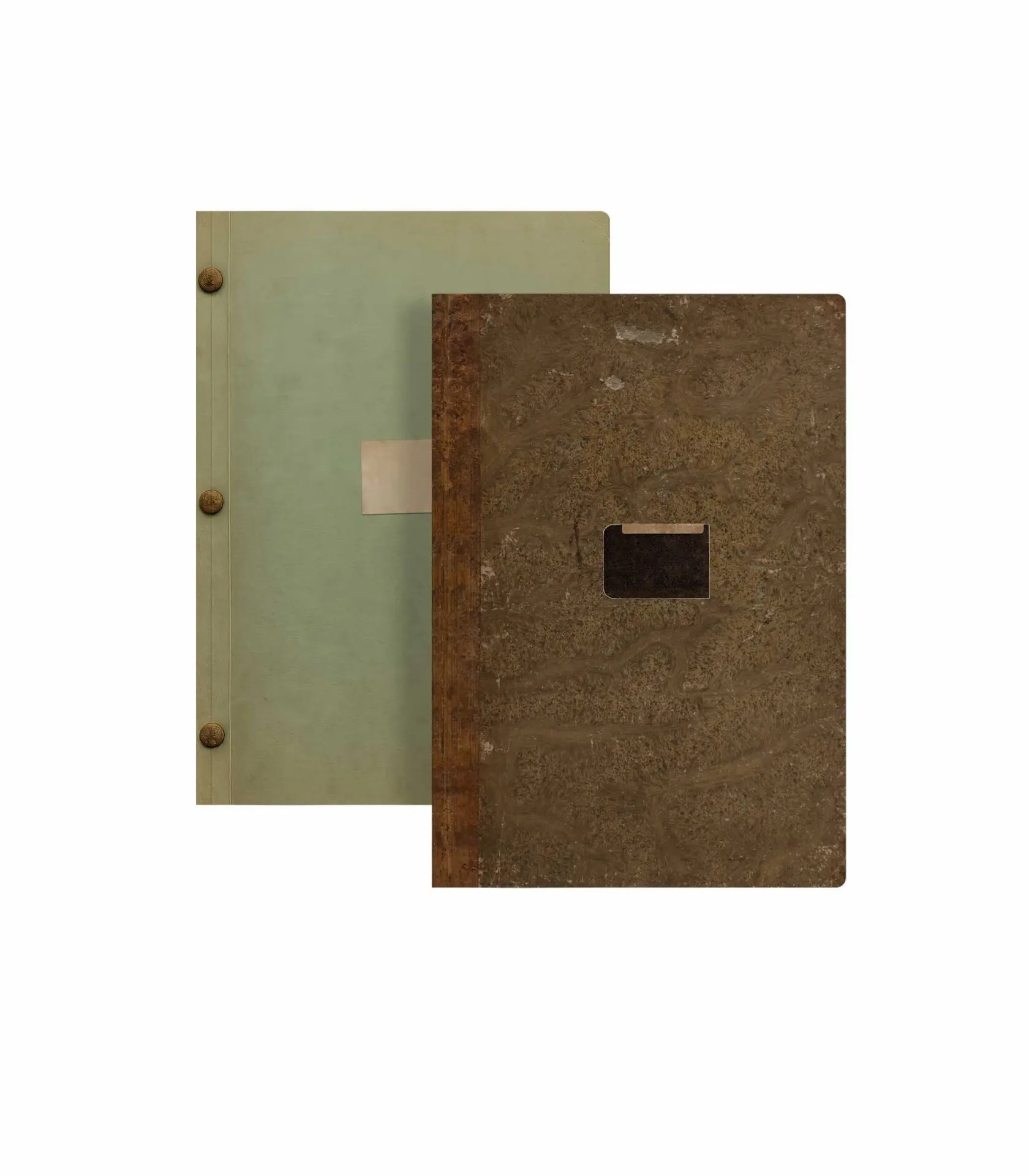 BZN2045 Eski Kitap İkili Defter Seti - Görsel 1