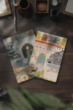 Atlı Minyatür İkili Defter Seti