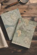 Dünya Harita İkili Defter Seti