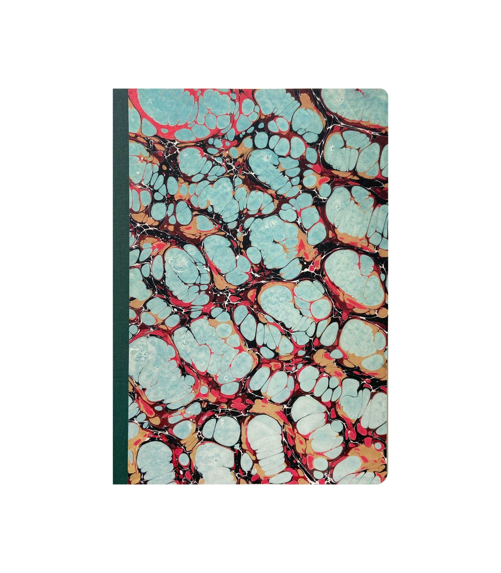 BZN623 Ebru Desenli Sırtı Bez Ciltli Defter No: AE03 - Görsel 1