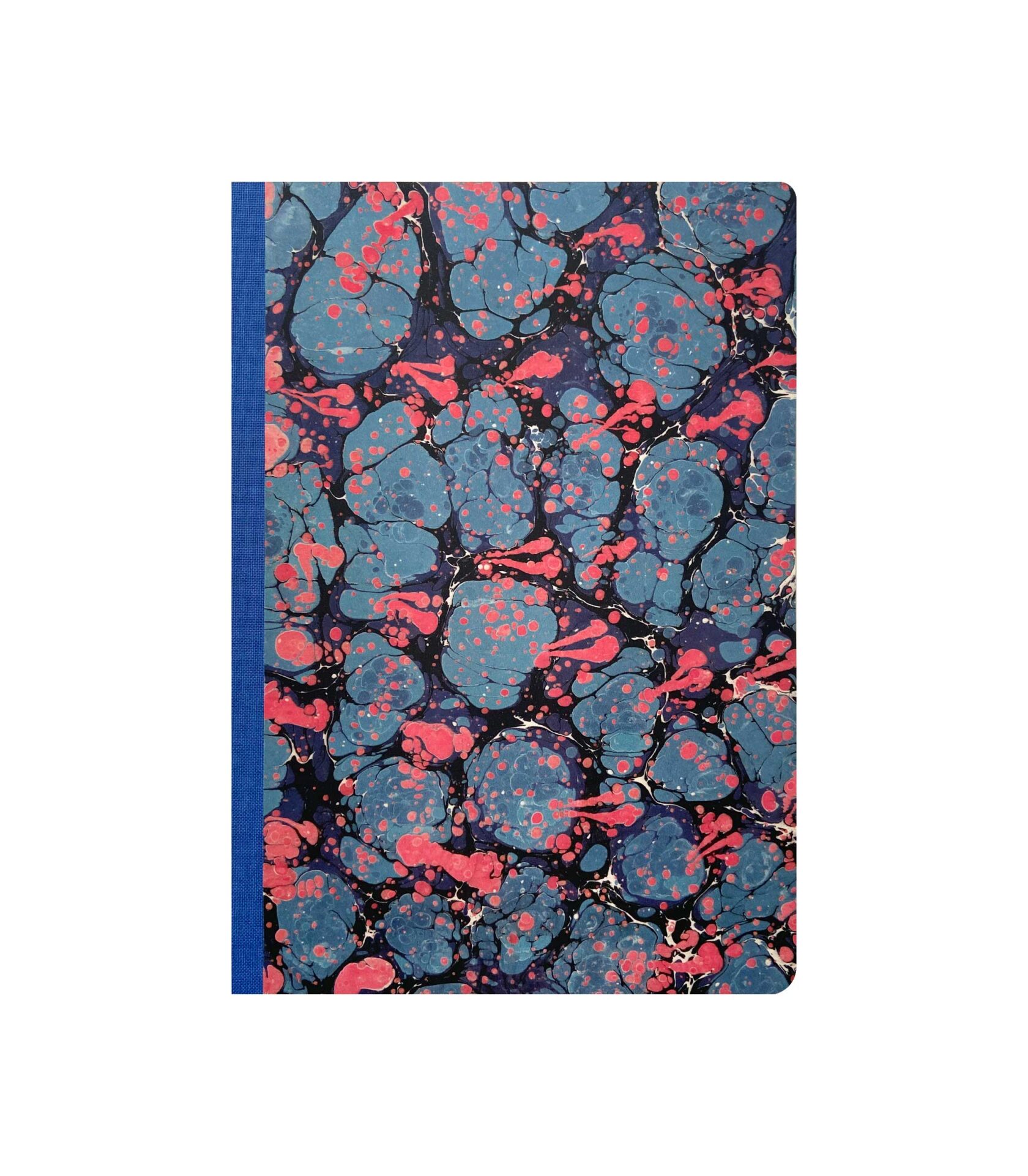 BZN631 Ebru Desenli Sırtı Bez Ciltli Defter No: AE11 - Görsel 1