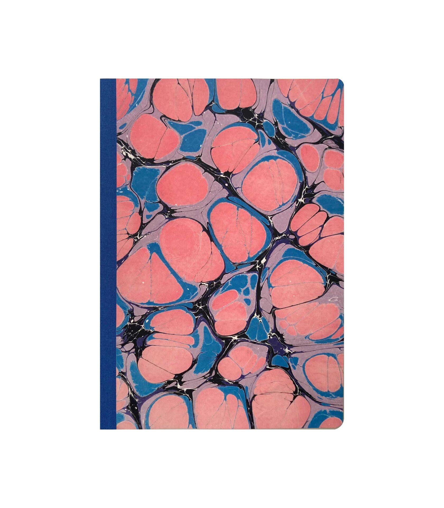 BZN632 Ebru Desenli Sırtı Bez Ciltli Defter No: AE12 - Görsel 1