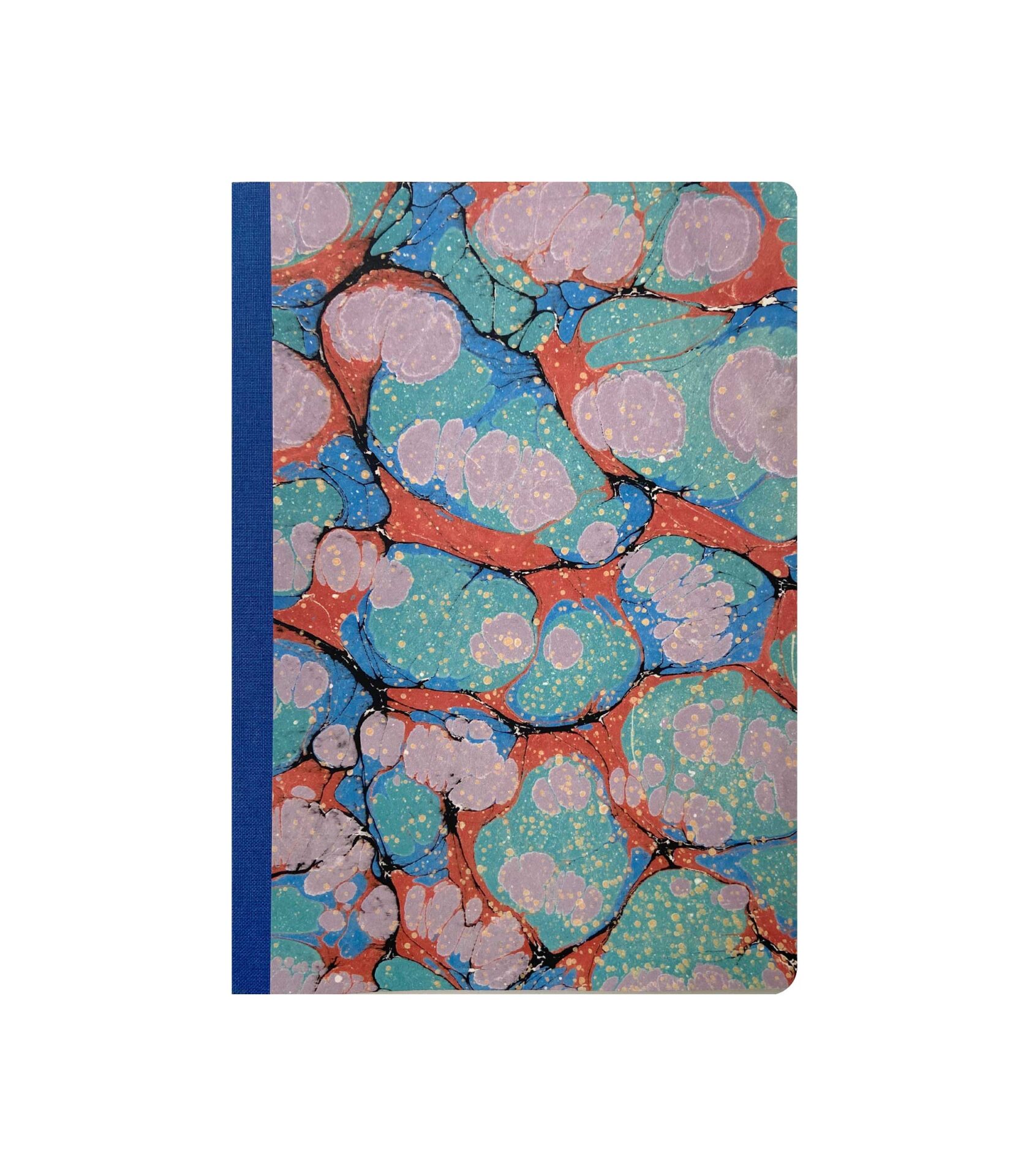 BZN634 Ebru Desenli Sırtı Bez Ciltli Defter No: AE14 - Görsel 1