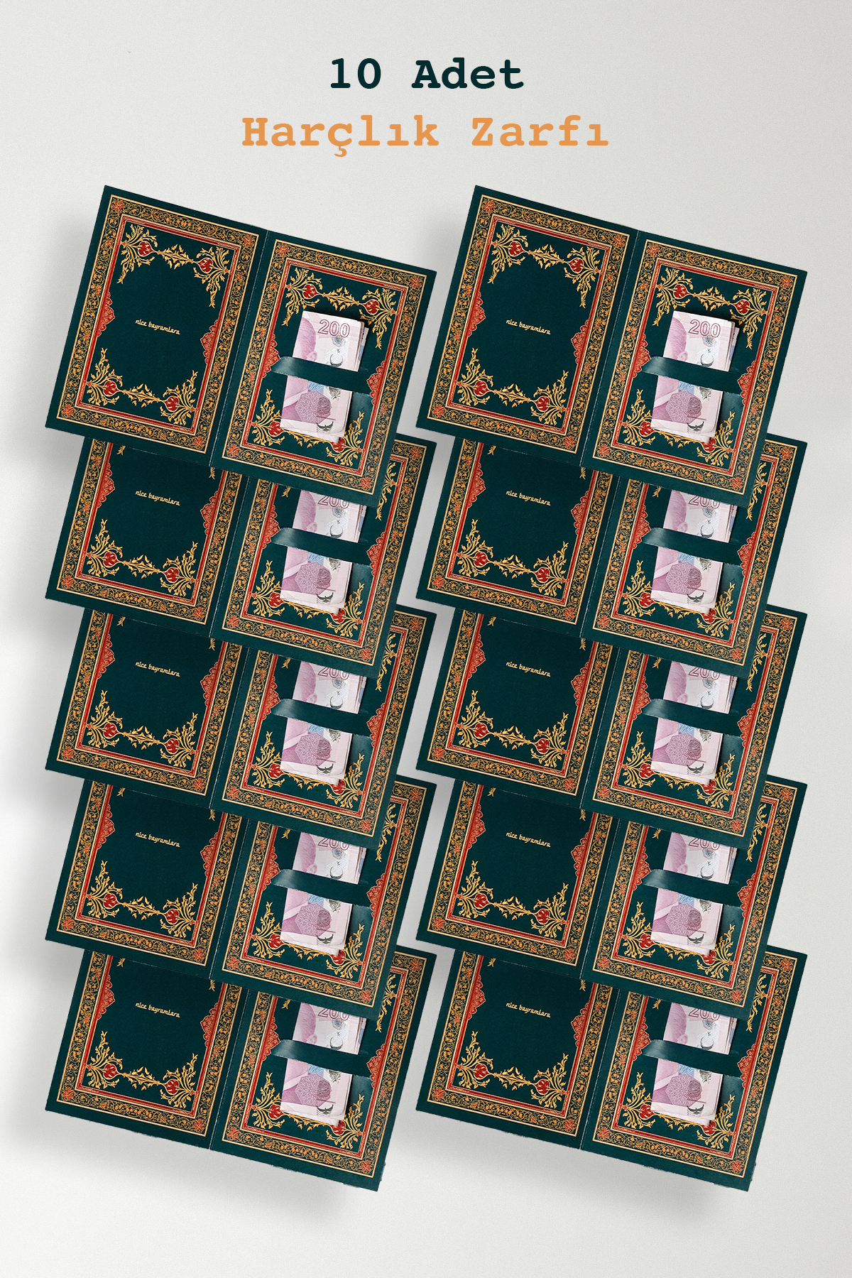 10-adet-harclik-zarfi Harçlık Zarfı 10'lu Paket - Görsel 1