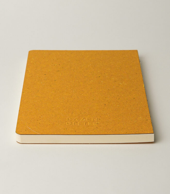 Sarı Kırçıllı Açık Ciltli Sert Kapaklı Defter - Görsel 2