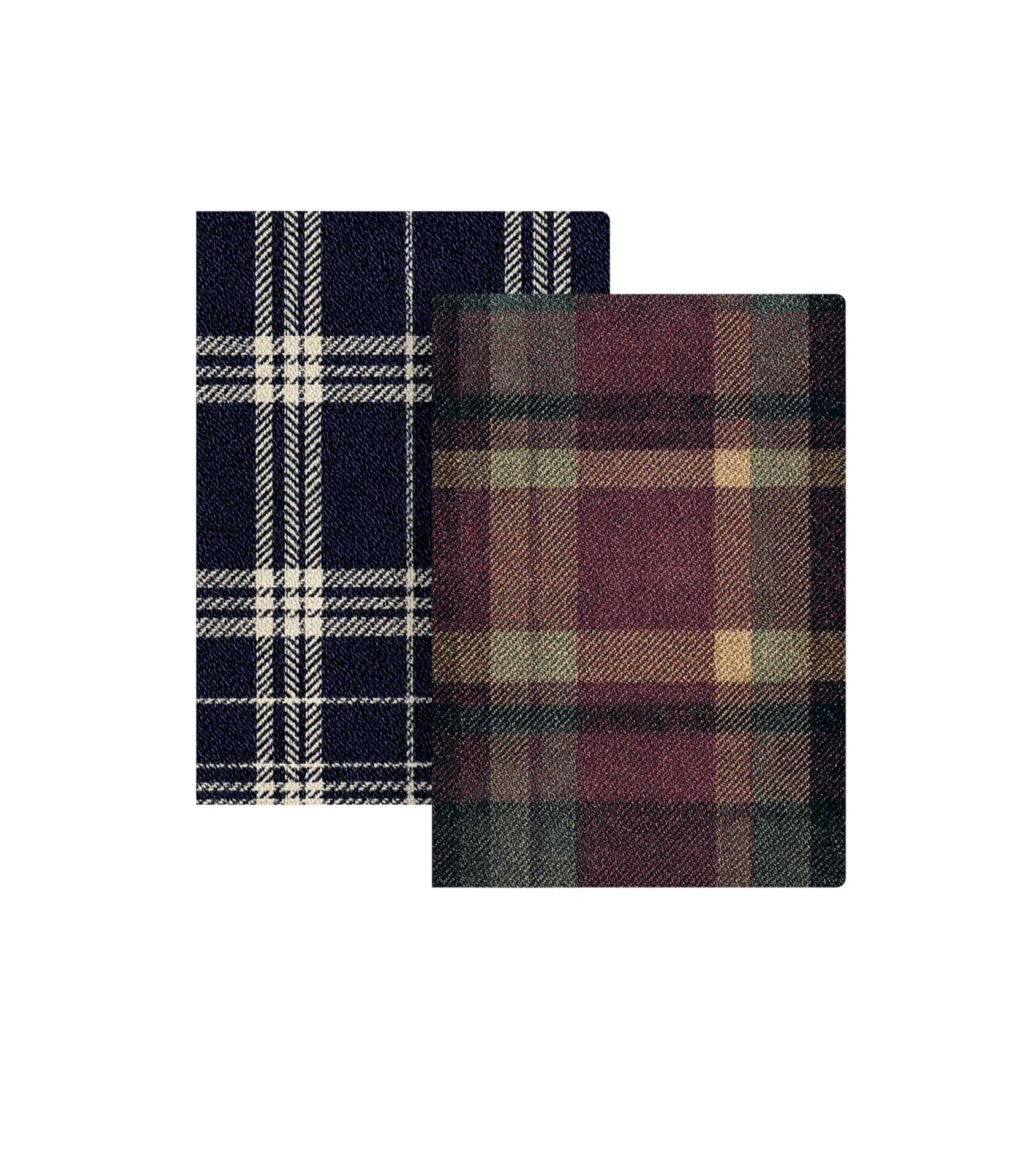 BZN2061 Ekose İkili Defter Seti - Görsel 1