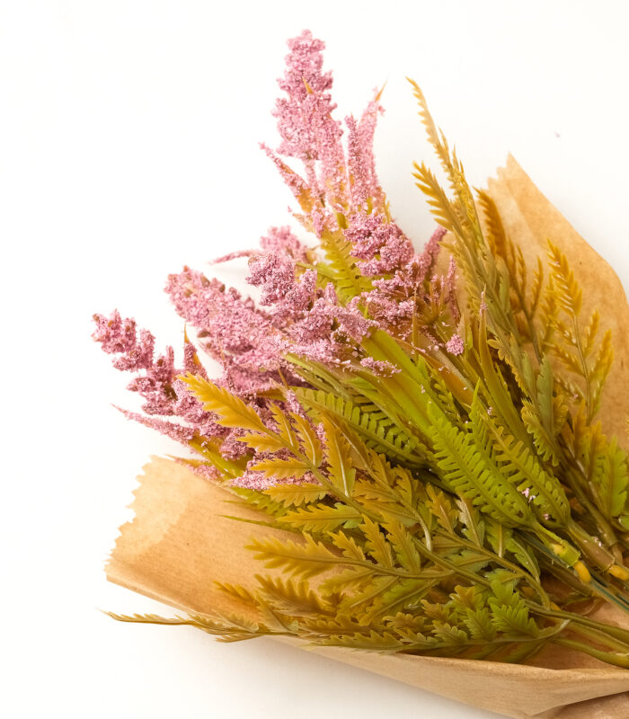 Pudra Pembe Kumlu Astilbe Garnitür - Görsel 3